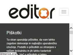 Sites similar to editor.si