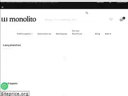 Sites similar to editoramonolito.com.br