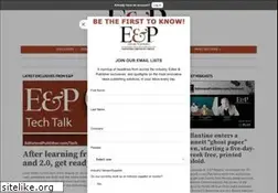 Sites similar to editorandpublisher.com