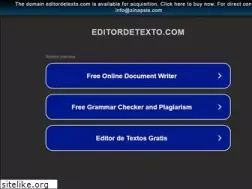 Sites similar to editordetexto.com