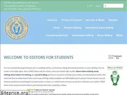 Sites similar to editorsforstudents.com
