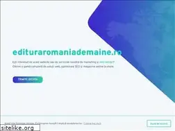 Sites similar to edituraromaniademaine.ro