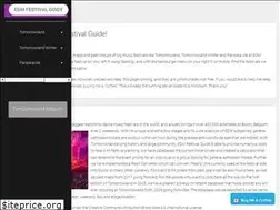 Sites similar to edmfestivalguide.com