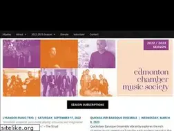 Sites similar to edmontonchambermusic.org