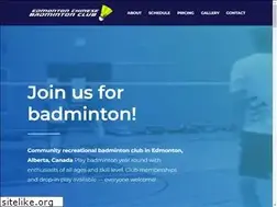 Sites similar to edmontonchinesebadmintonclub.ca