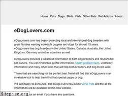 Sites similar to edoglovers.com