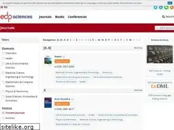 Sites similar to edpsciences.fr
