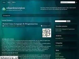 Sites similar to eduardoscorpion.wordpress.com