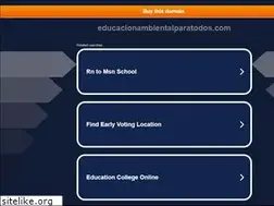 Sites similar to educacionambientalparatodos.com
