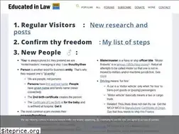 Sites similar to educatedinlaw.org