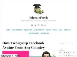 Sites similar to educatefresh.wordpress.com