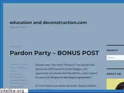 Sites similar to educationanddeconstruction.com