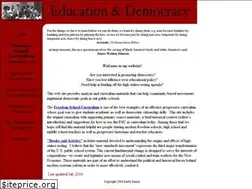 Sites similar to educationanddemocracy.org