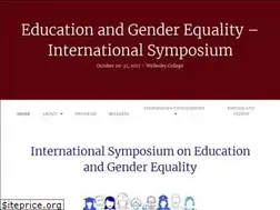Sites similar to educationandgenderequality.com