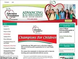 Sites similar to educationfoundationstlucie.org