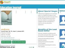 Sites similar to educationjournal.net