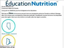 Sites similar to educationnutrition.ca