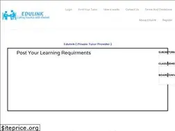 Sites similar to edulinkprivatetutor.in