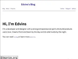 Sites similar to edvins.io