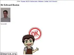 Sites similar to edwardrosten.com