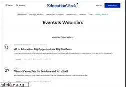 Sites similar to edweekevents.org