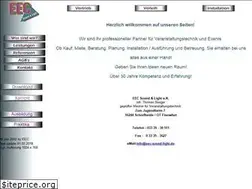 Sites similar to eec-sound-light.de