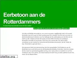 Sites similar to eerbetoonaanderotterdammers.nl