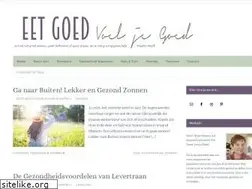 Sites similar to eetgoedvoeljegoed.nl