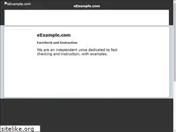 Sites similar to eexample.com
