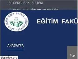 Sites similar to ef.ibu.edu.tr