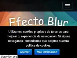 Sites similar to efectoblur.com