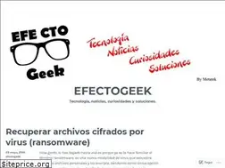 Sites similar to efectogeek.wordpress.com