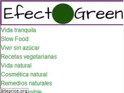 Sites similar to efectogreen.com