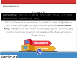 Sites similar to efeevdenevenakliye.com