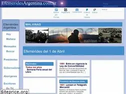 Sites similar to efemeridesargentina.com.ar