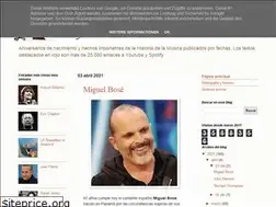 Sites similar to efemeridesdelamusica.blogspot.com