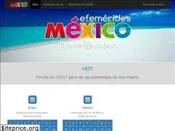 Sites similar to efemeridesmexico.com