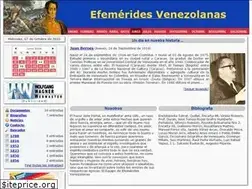 Sites similar to efemeridesvenezolanas.com