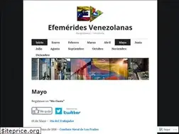 Sites similar to efemeridesvenezolanas.wordpress.com