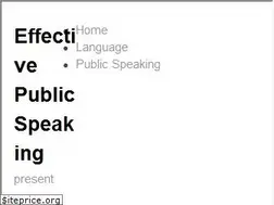 Sites similar to effective-public-speaking.com