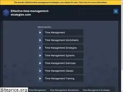 Sites similar to effective-time-management-strategies.com