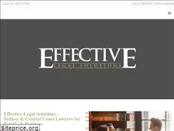 Sites similar to effectivelegalsolutions.com.au