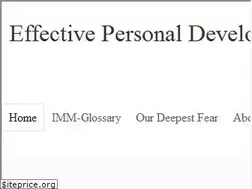 Sites similar to effectivepersonaldevelopmentblog.com