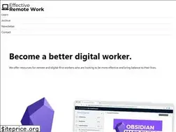 Sites similar to effectiveremotework.com