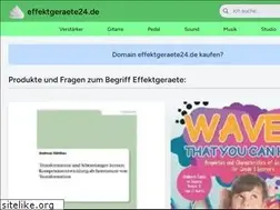 Sites similar to effektgeraete24.de