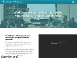 Sites similar to effektiveraltruismus.de