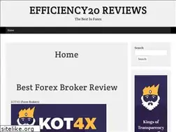 Sites similar to efficiency20.com