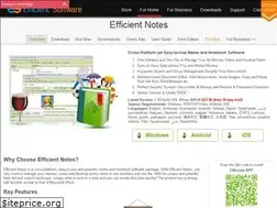 Sites similar to efficientnotes.com