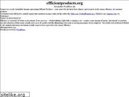 Sites similar to efficientproducts.org