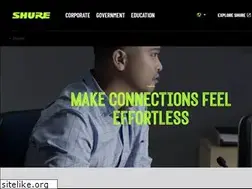 Sites similar to effortless.shure.com